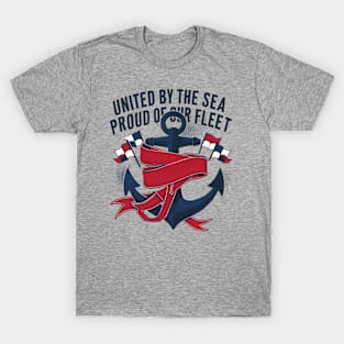 United by the sea, proud of our fleet , fleet week T-Shirt